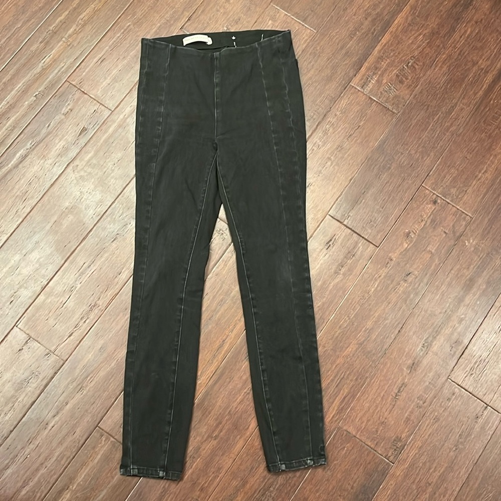 Anthropologie stretchy black skinny jeans